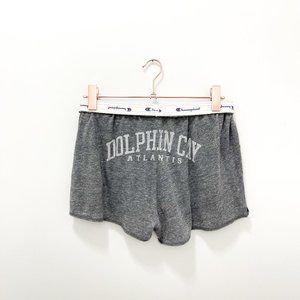 GREY CHAMPION SWEAT LOUNGE SHORTS (DOLPHIN CAY ATL